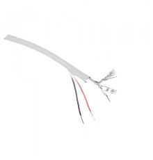 Кабель КВК-В-2х0,5 мм экранированный белый