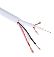 Кабель КВК-В-2х0,75мм белый