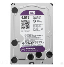 Жесткий диск SATA-3 4Tb WD Purple 5400rpm